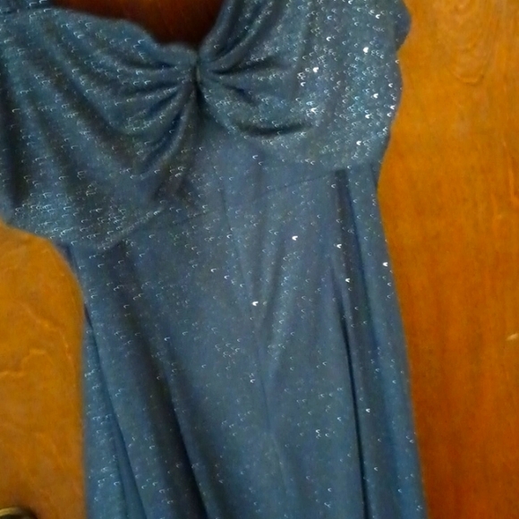 Alex Evenings Size 10 Blue Evening Gown - Picture 6 of 8